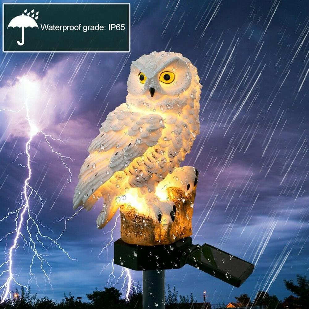 Solar Owl Lamp for your Garden or Entrance gate