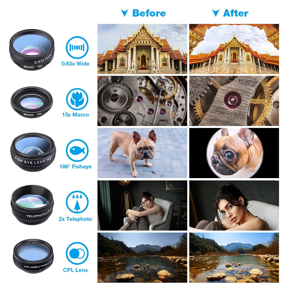 APEXEL Phone Lens Kit-50% OFF Limited Time Only