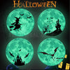 Halloween Glow in the Dark Moon Sticker