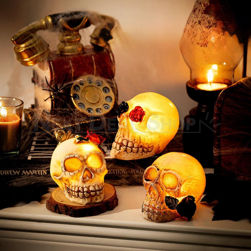 Halloween Glowing Skull Light