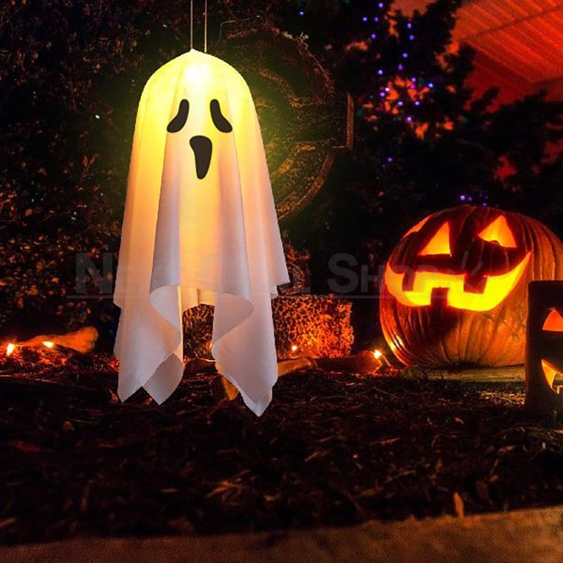 Halloween Light Up Ghost Lantern