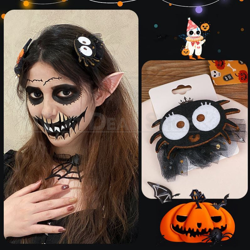 Halloween Mesh Hair Clip