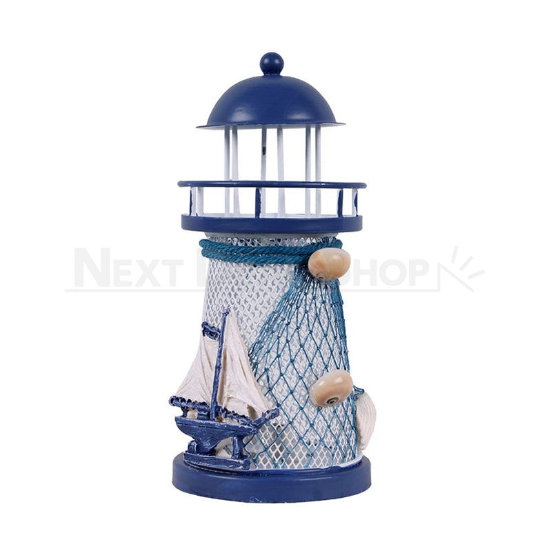 Handmade Sailing Boat Lighthouse Lamp