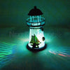 Handmade Sailing Boat Lighthouse Lamp