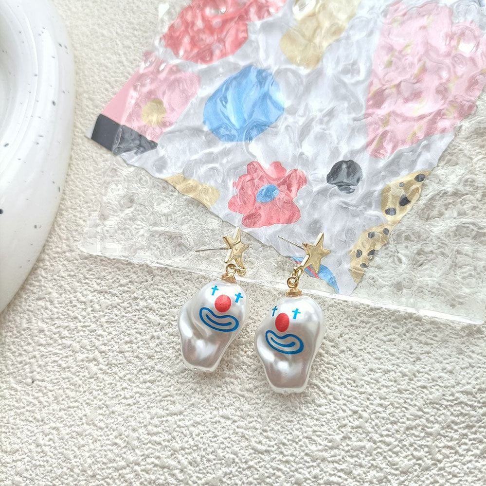 Happy Clown Drop Earrings