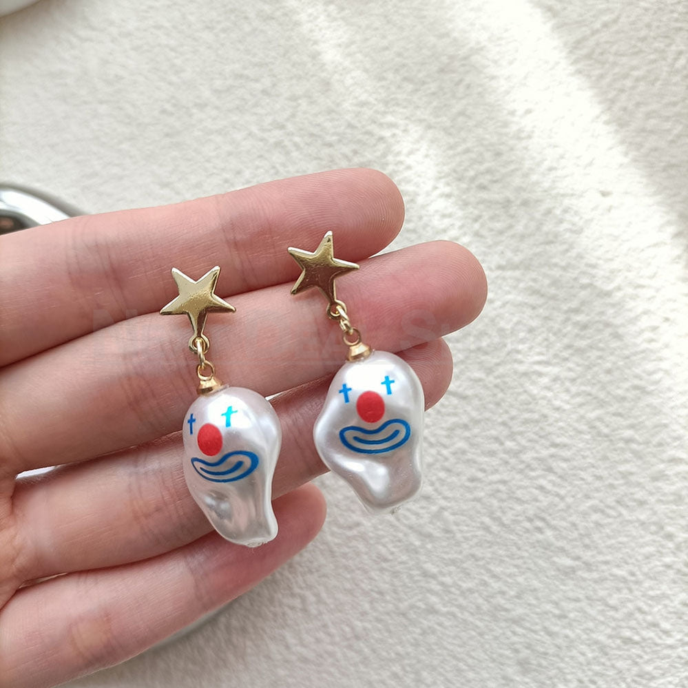 Happy Clown Drop Earrings