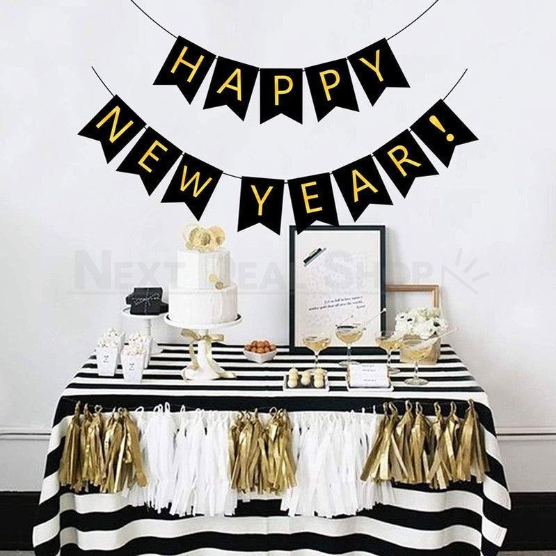 Happy New Year Hanging Banner Set