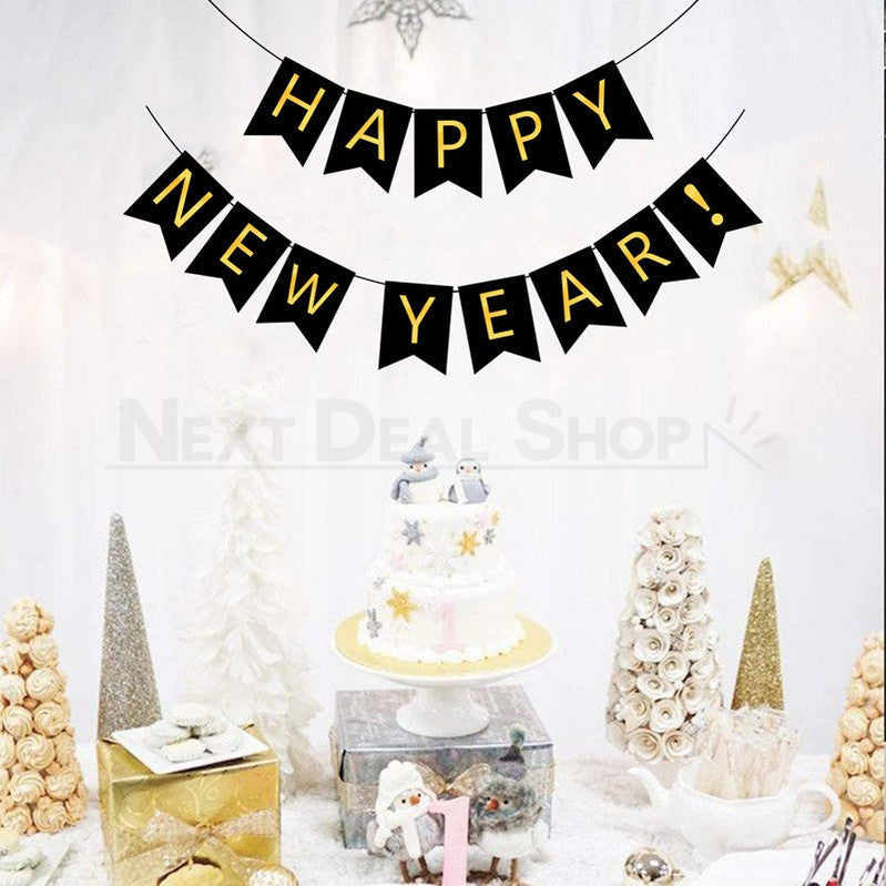 Happy New Year Hanging Banner Set