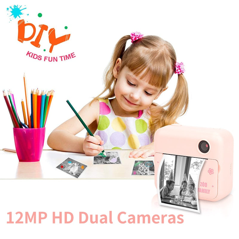 Children Instant Camera Print Camera