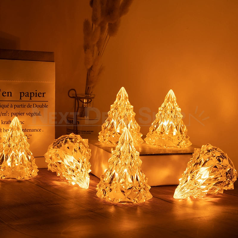 LED Light Up Crystal Christmas Tree