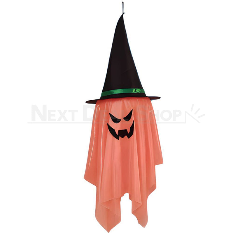 Large Pumpkin Wizard Hat Light