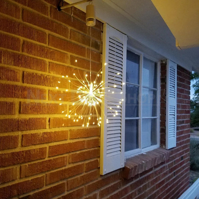 Led Copper Wire Starburst Light