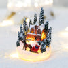 Led Light Up Winter Village House