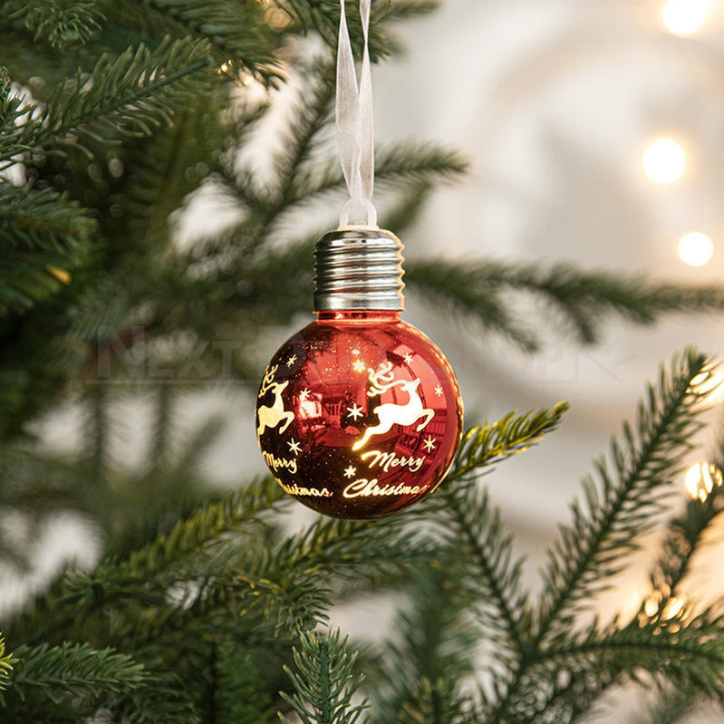 Light Up Christmas Tree Bauble Ornament