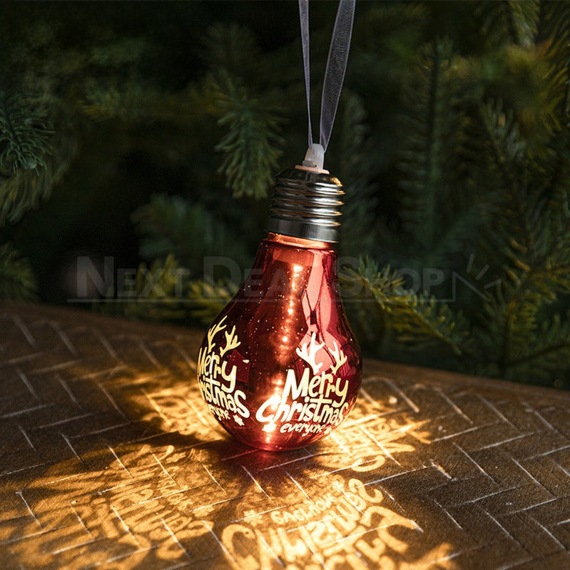 Light Up Christmas Tree Bauble Ornament