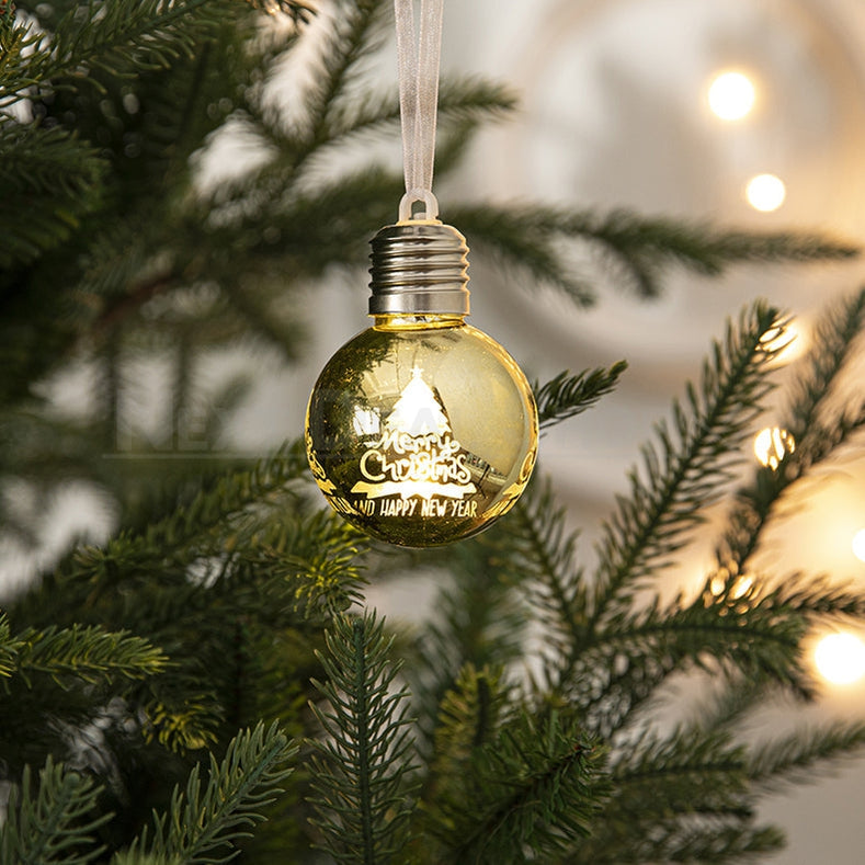 Light Up Christmas Tree Bauble Ornament