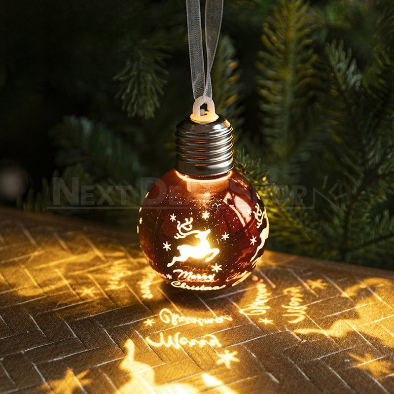 Light Up Christmas Tree Bauble Ornament