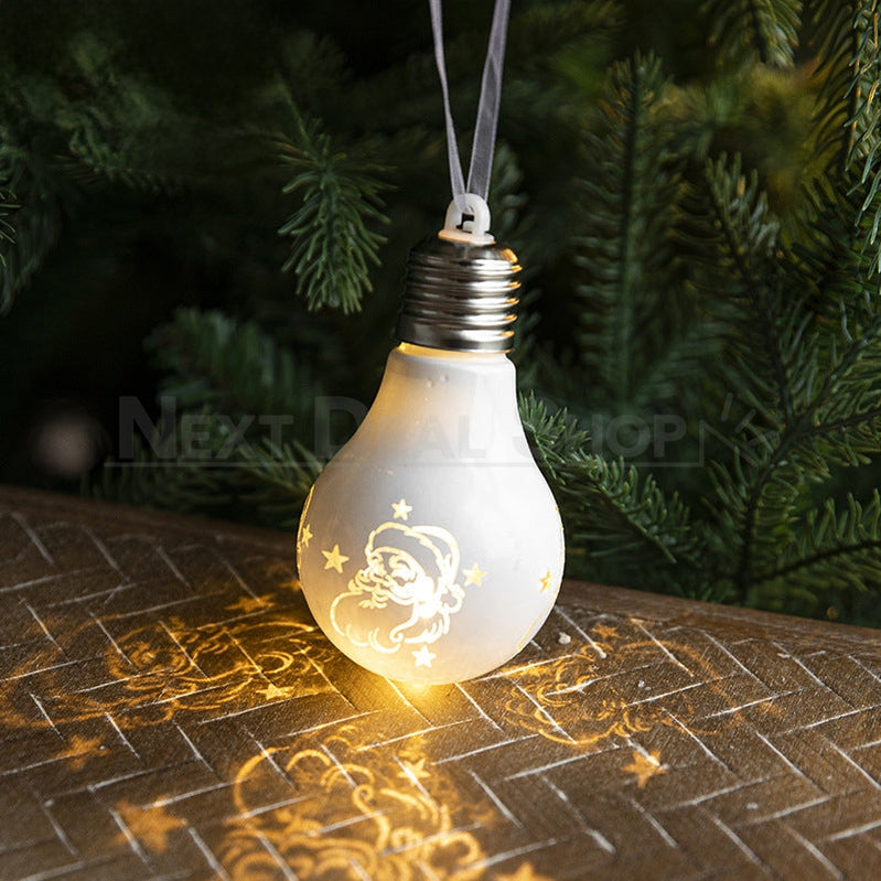 Light Up Christmas Tree Bauble Ornament