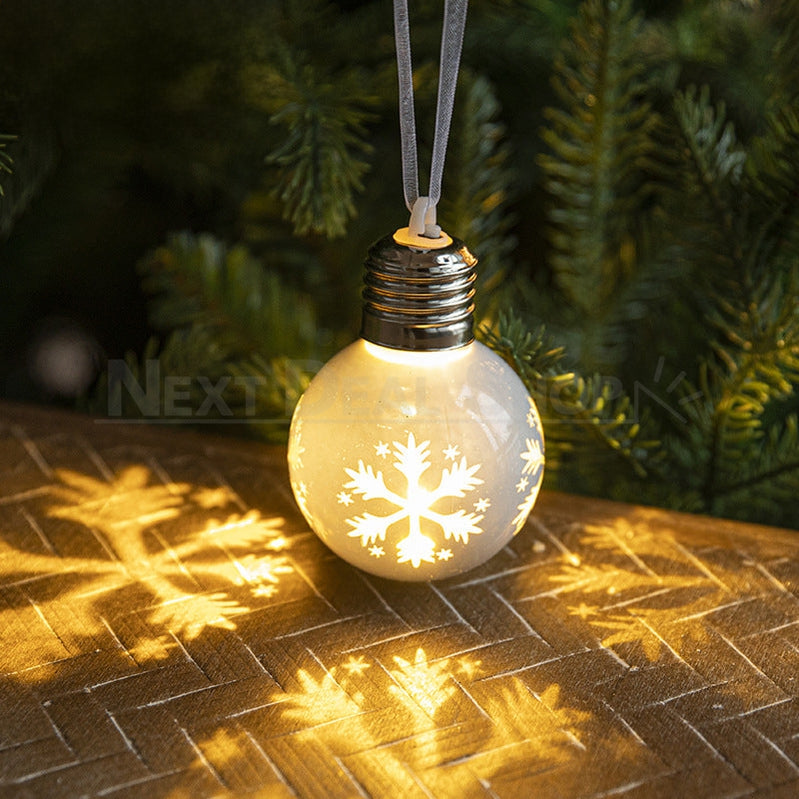 Light Up Christmas Tree Bauble Ornament