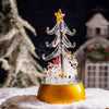 Light Up Glass Christmas Tree