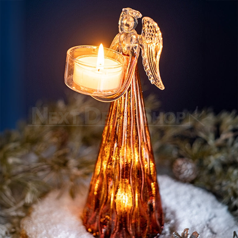 Light up Angel Candle Holder