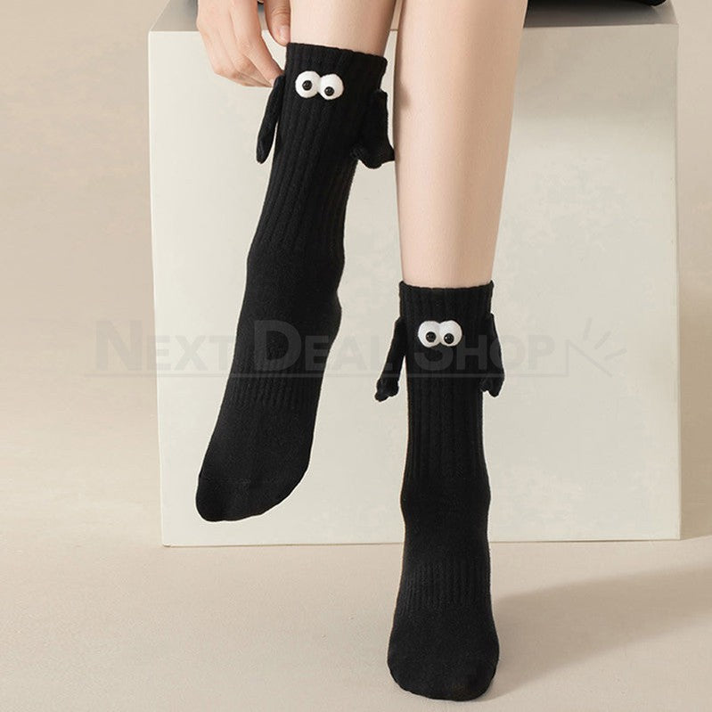 Magnetic Holding Hands Socks