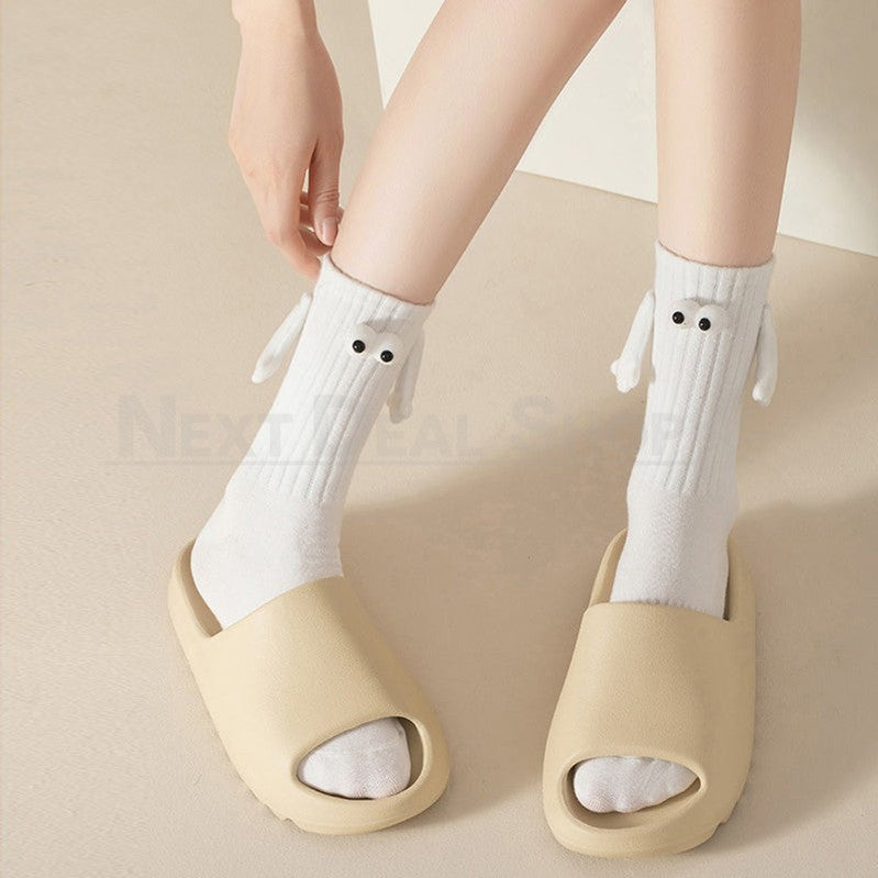 Magnetic Holding Hands Socks