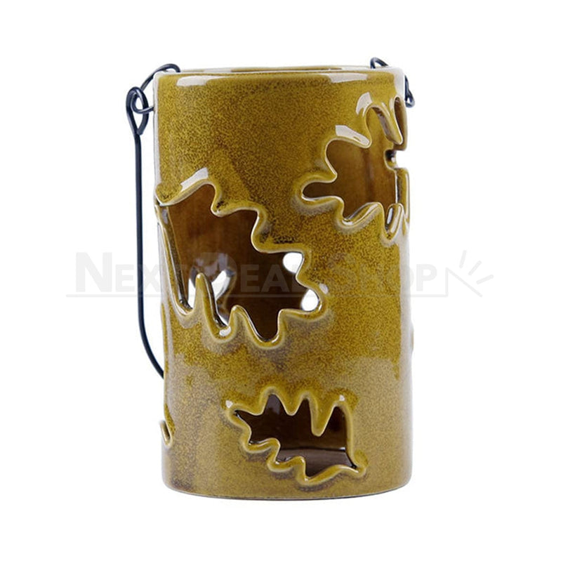 Maple Leaf Ceramic Candle Holder