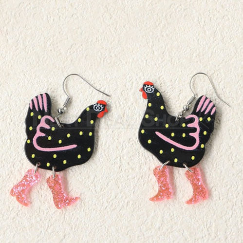 Miss Chicken Booty Earrings