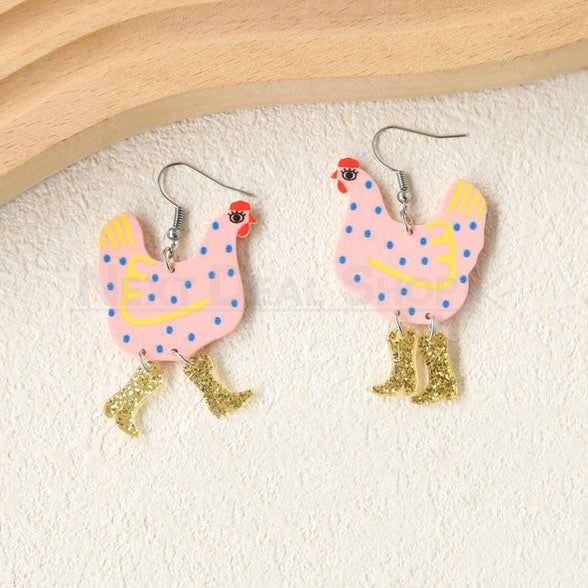 Miss Chicken Booty Earrings