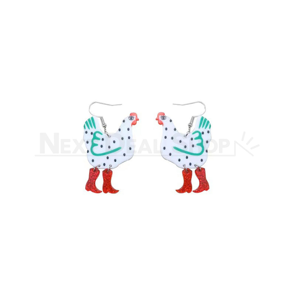 Miss Chicken Booty Earrings