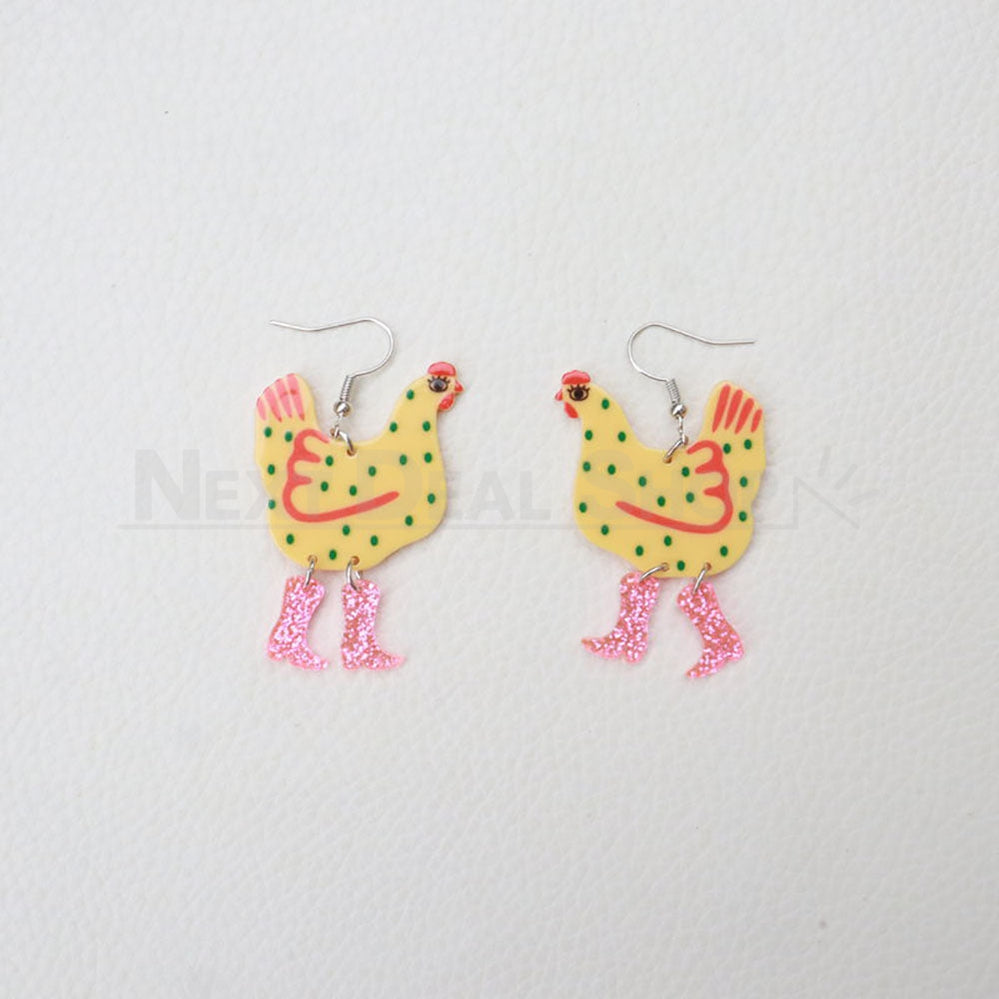 Miss Chicken Booty Earrings