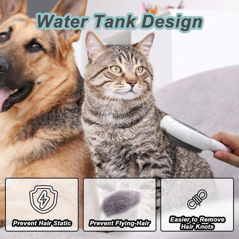 Pet Hair Removal Comb with Water Tank