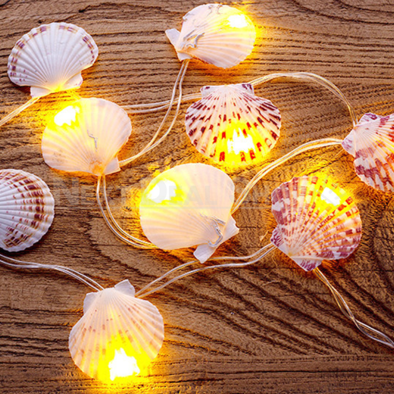 Scallop Seashell LED String Light