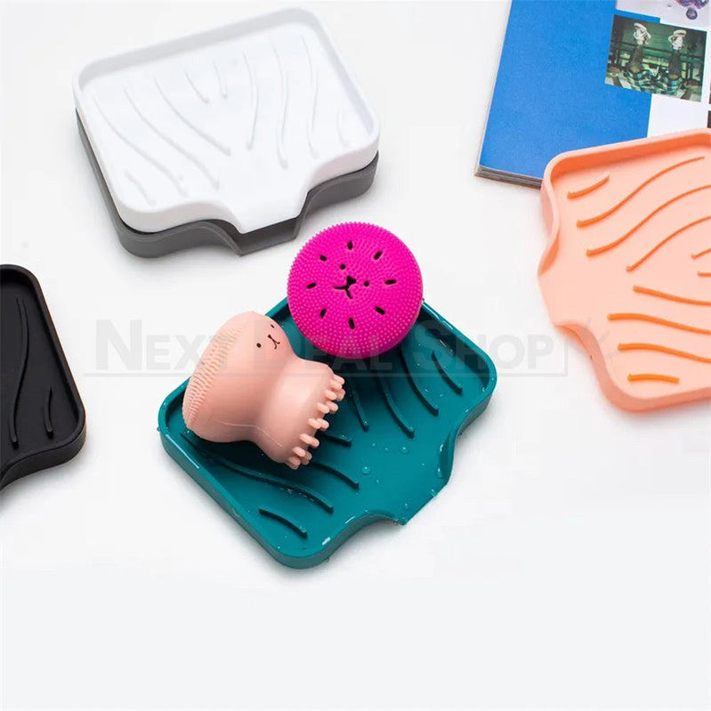 Self Draining Silicone Soap Dish