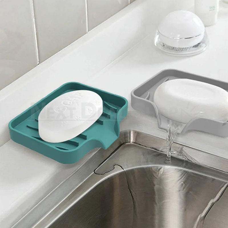 Self Draining Silicone Soap Dish