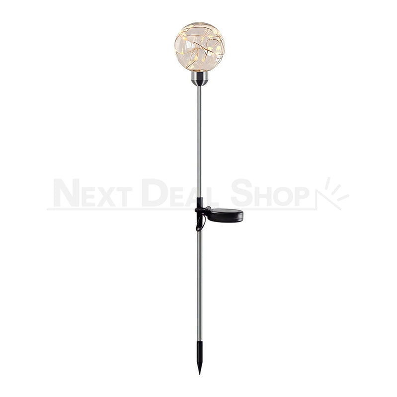 Solar Powered Copper Wire Globe Stake Light