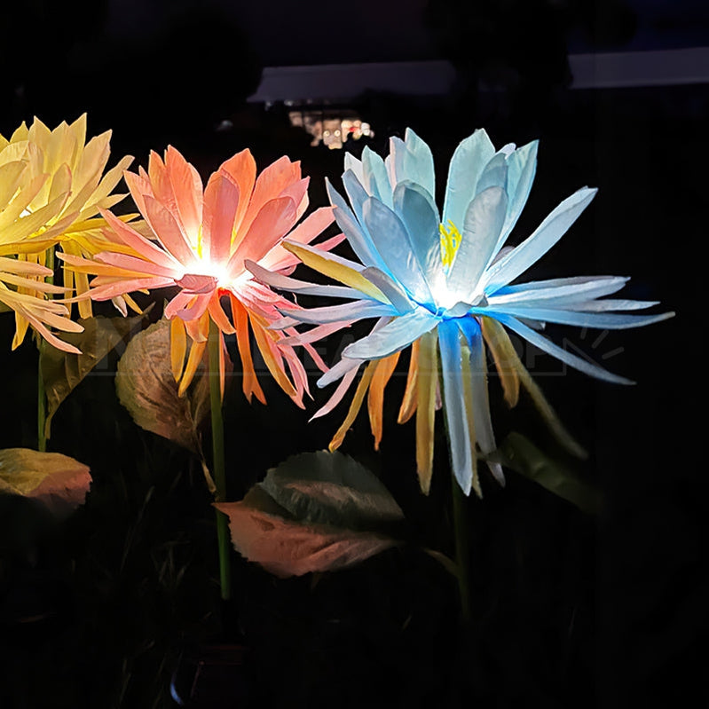 Solar Powered Epiphyllum Flower Stake Light