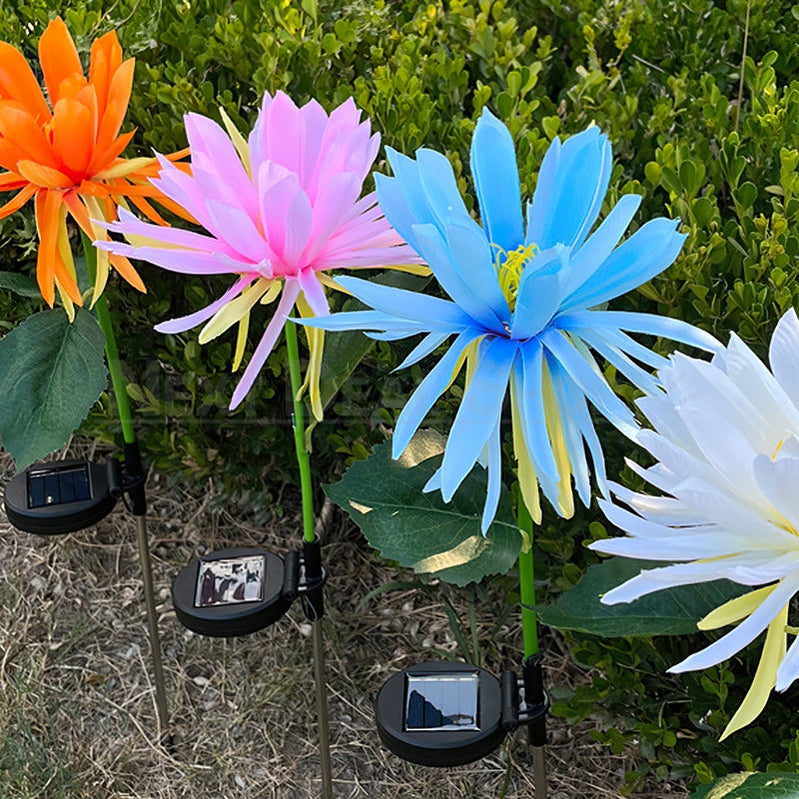 Solar Powered Epiphyllum Flower Stake Light