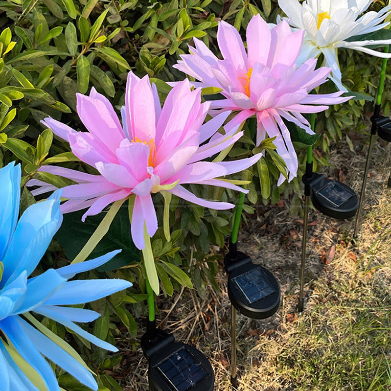 Solar Powered Epiphyllum Flower Stake Light