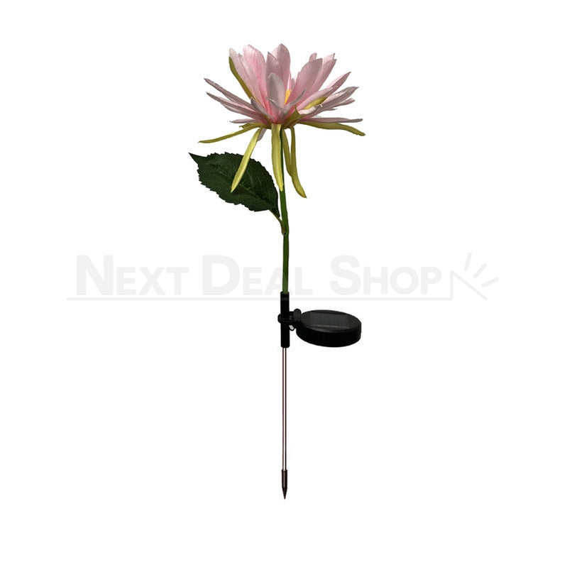 Solar Powered Epiphyllum Flower Stake Light