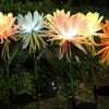 Solar Powered Epiphyllum Flower Stake Light