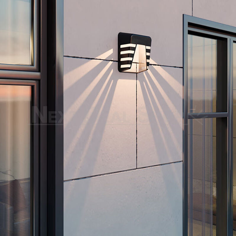 Solar-Powered Garden Wall Lamp