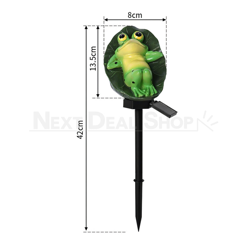 Solar Powered LED Frog Stake Light