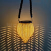 Solar Powered LED Rattan Light