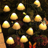 Solar Powered Mushroom Outdoor String Lights