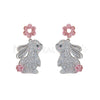 Sparkly Bunny Earrings