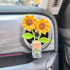 Sunflower Car Vent Essential Oil Diffuser