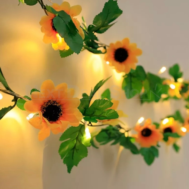 Sunflower Vine Garland Fairy Light