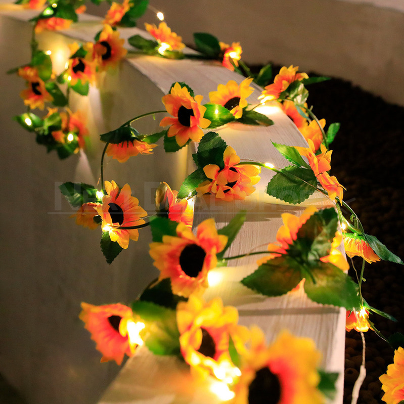 Sunflower Vine Garland Fairy Light